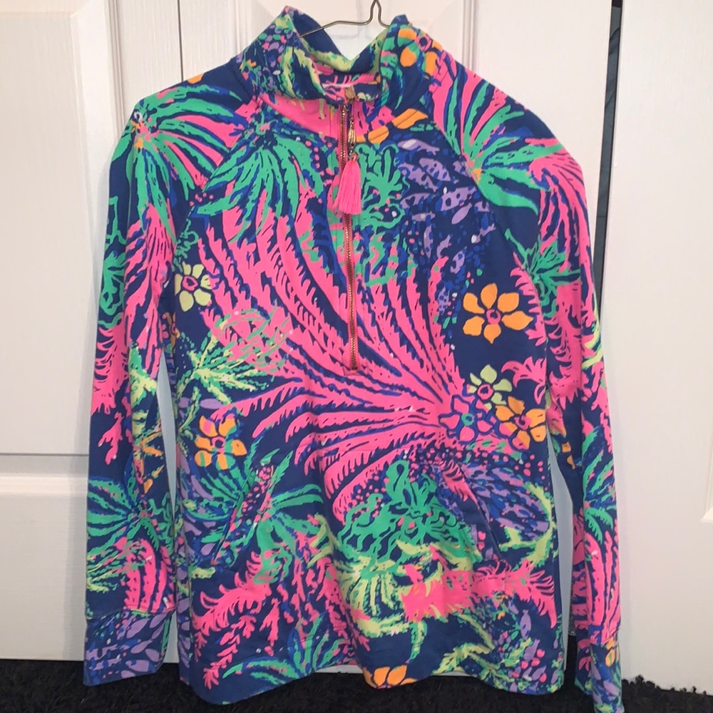Discontinued Lilly Pulitzer Pattern Quarter Zip